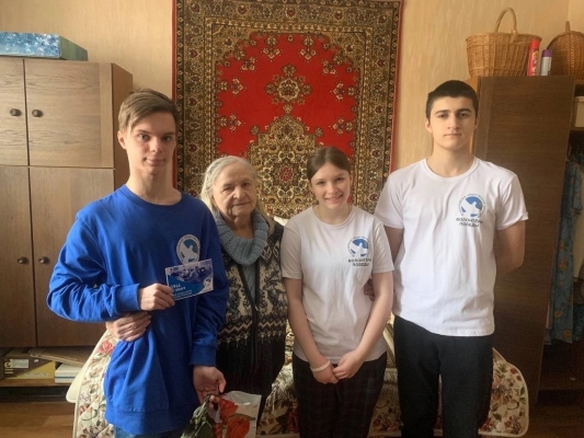 Волонтёры Победы встретились с Кларой Евгеньевной Шипиловой